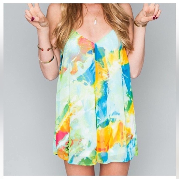 Show Me Your Mumu Vibrant Boho Vacation Rascal Romper in Santa Fe Sister- XS - Picture 2 of 9